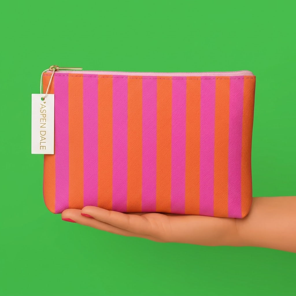 Striped Pouch
